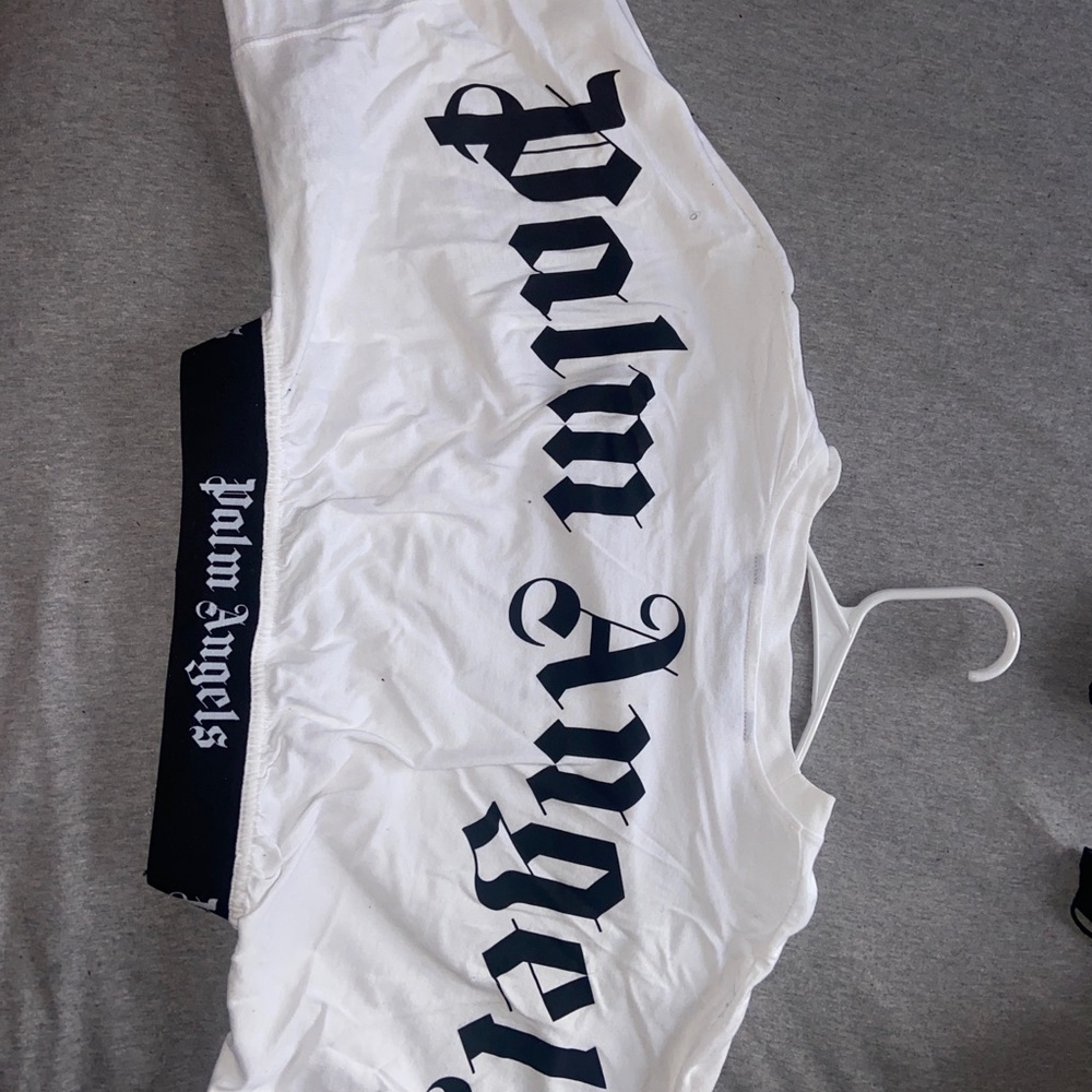 COPY - Palm angel long sleeve crop top